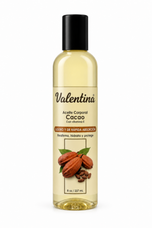Valentina Aceite Corporal de Cacao y Vitamina E 8Oz