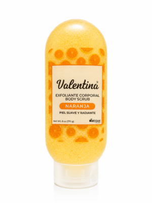 Valentina Scrub Corporal Naranja 6Oz Tubo