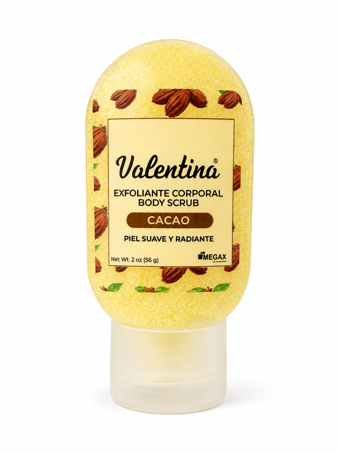 Valentina Scrub Corporal Cacao 2Oz Tubo